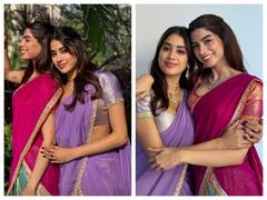 દિવાળી સિઝનમાં Janhvi Kapoor-Khushi Kapoor એ ચણીયા ચોલીમાં બતાવ્યો જલવો
