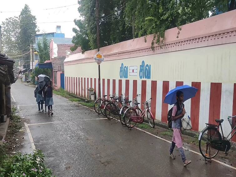 Thiruvarur district heavy rain school college leave announcement TNN திருவாரூரில் தொடர் கனமழை... விவசாயிகள் மகிழ்ச்சி...வியாபாரிகள் வேதனை