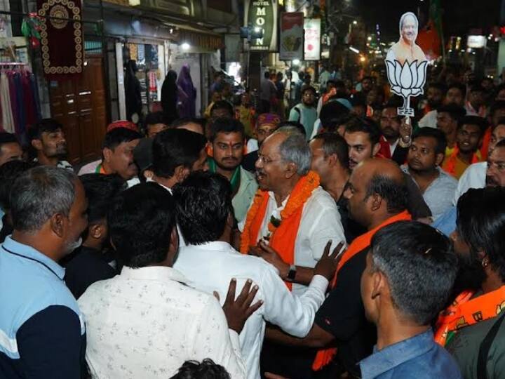Chhattisgarh Assembly Election 2023 Attack on raipur south BJP candidate Brijmohan Aggarwal Congress Ann Chhattisgarh Election 2023: बीजेपी प्रत्याशी बृजमोहन अग्रवाल पर हमला, नेता ने कांग्रेस पर लगाया ये बड़ा आरोप
