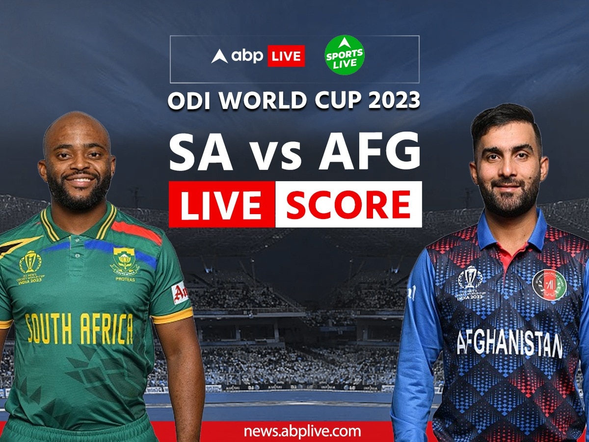 SA vs AFG LIVE Score Updates Nov 10 ODI World Cup Afghanistan vs South