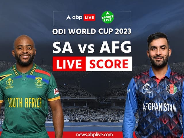 SA vs AFG LIVE Score Updates Nov 10 ODI World Cup Afghanistan vs South  Africa Match Highlights Scorecard Rashid Khan Temba Bavuma