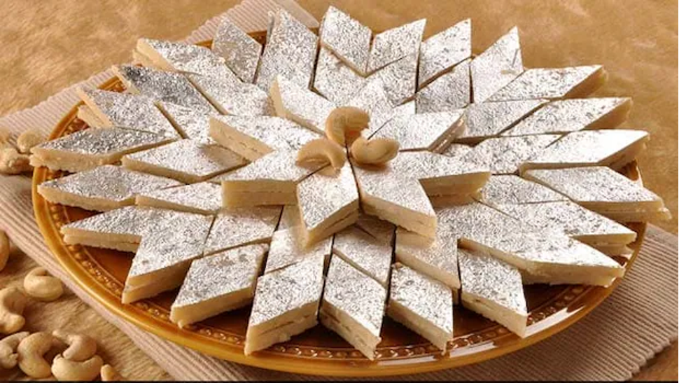 Kaju Katli (By Dhanraj Koli, Sr. Sous Chef at The Park, Navi Mumbai)