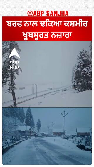 Snow ਨਾਲ ਢਕਿਆ ਕਸ਼ਮੀਰ, ਖੂਬਸੂਰਤ ਨਜ਼ਾਰਾ