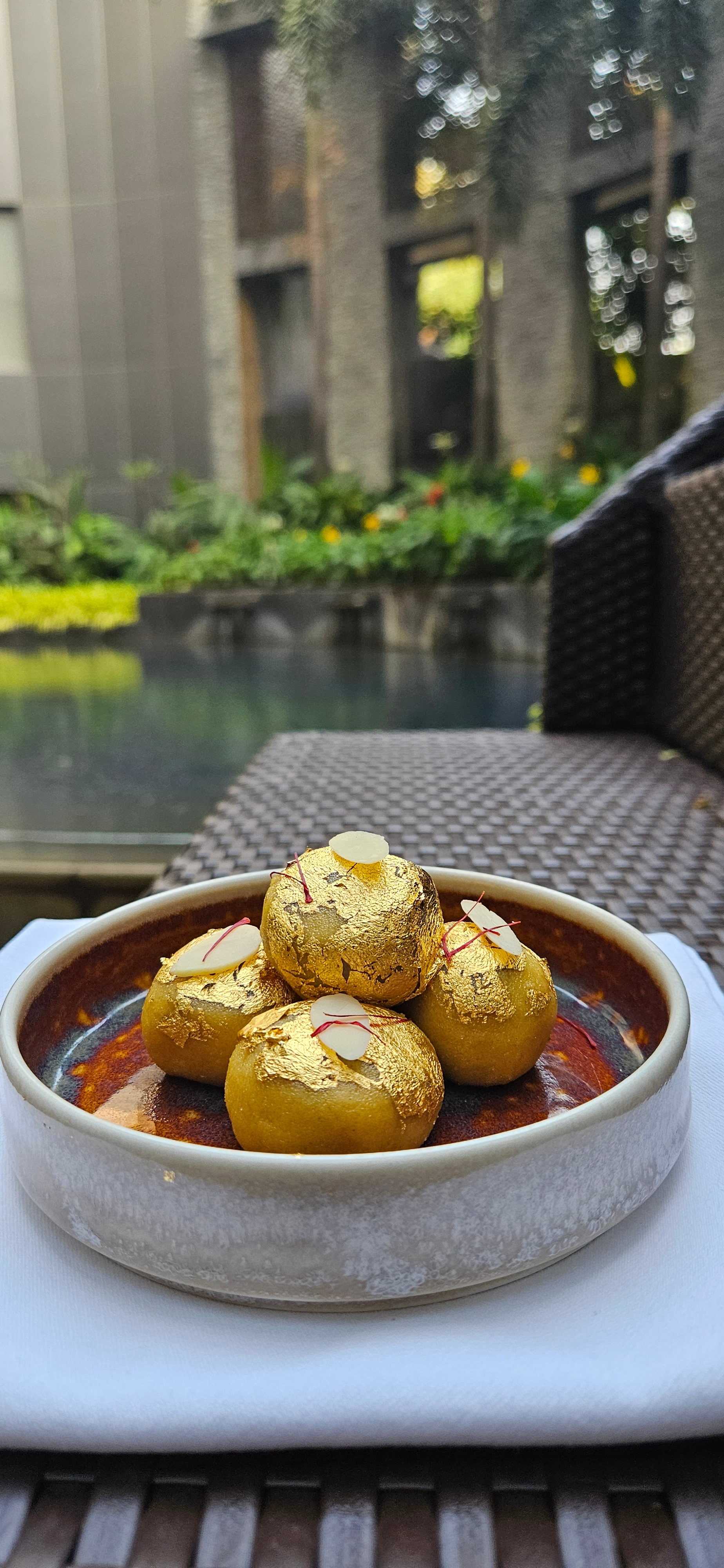24 Carot Gold Besan Laddoo (By Prabhjeet Singh Lehal, Chef De Cuisine, Conrad Pune)