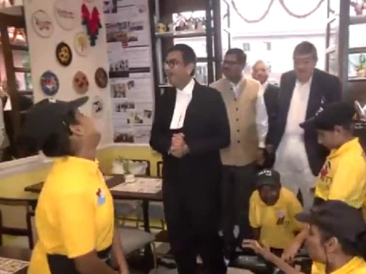 Mitti Cafe Chandrachud Managed By Handicapped Staff Supreme Court Complex CJI DY Chandrachud Inaugurates Cafe Managed By Differently Abled Staffers On Supreme Court Premises