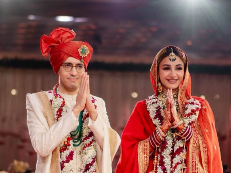 former miss india aditi arya weds jay kotak son wedding pictures viral ...