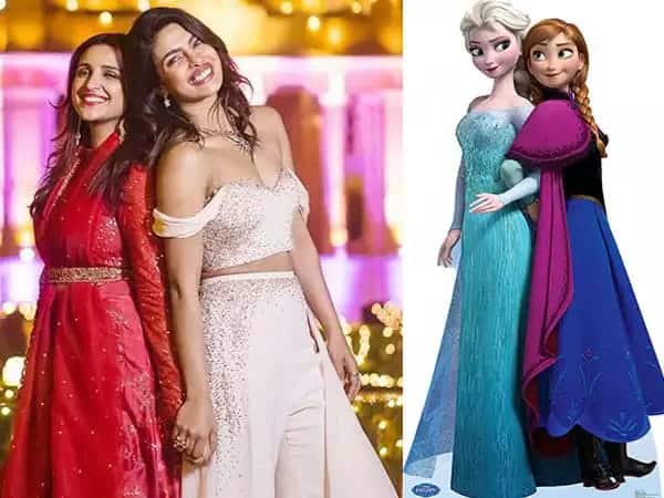 Priyanka and Parineeti Chopra - Frozen: The Chopra sisters joined forces to dub for the lovable sisters, Elsa and Anna, making the magical tale of 