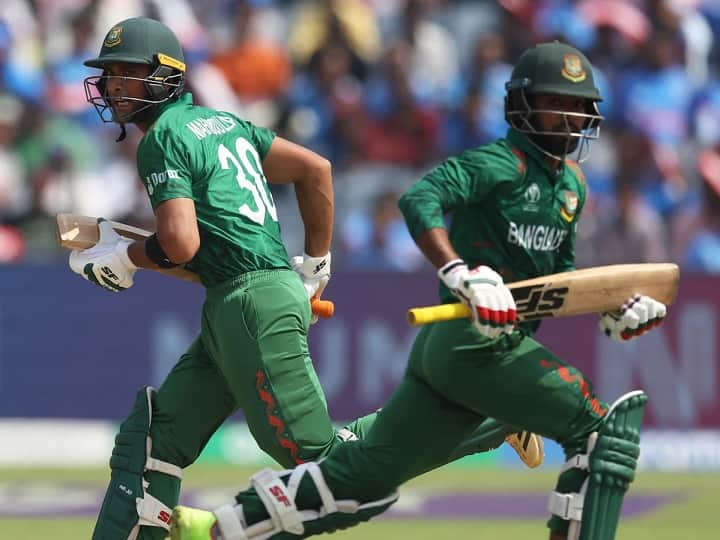 AUS vs BAN Scorecard 1st Innings Highlights Bangladesh set 307 Target for Australia World Cup 2023 Towhid Hridoy BAN vs AUS: बांग्लादेशी बल्लेबाजों ने दिखाया दम, पुणे में ऑस्ट्रेलिया को दिया 307 रन का टारगेट: तौहीद और शांतो ने खेली लाजवाब पारियां
