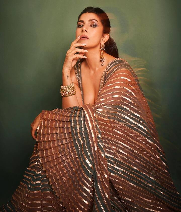હાલમાં સોશિયલ મીડિયા પર એક્ટ્રેસનો સ્ટનિંગ સાડી લૂક જોવા મળ્યો છે.