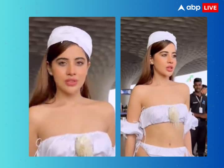 urfi javed diwali 2023 latest outfit look gets netizens actress trolled 'ये कैसा लुक है', दिवाली पर Urfi Javed ने पहना ऐसा आउटफिट, लोगों के दिमाग के उड़ गए फ्यूज