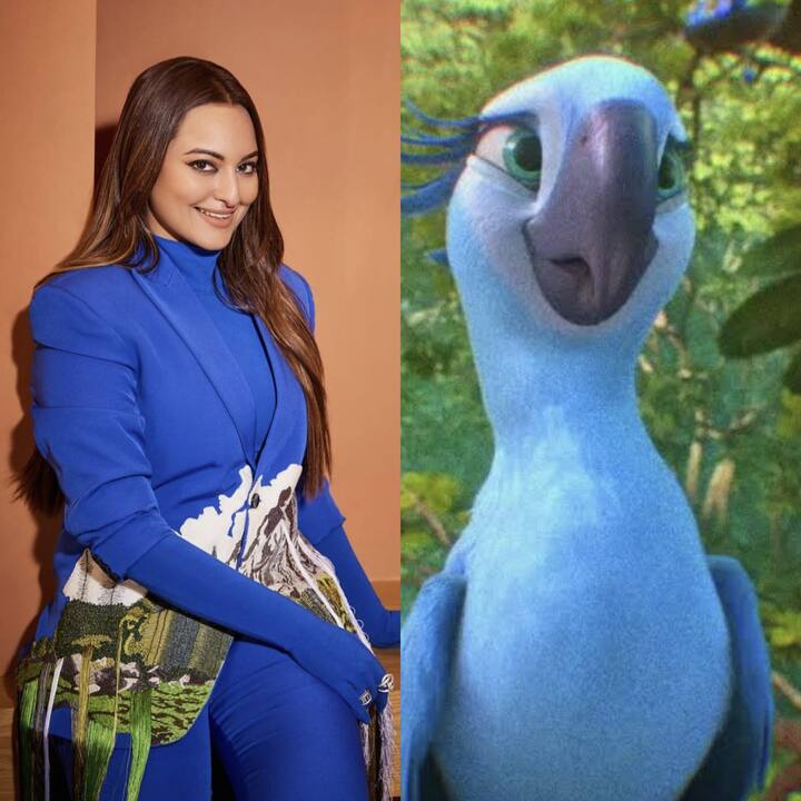 Sonakshi Sinha - Rio 2: The talented actress lent her voice to the vibrant and feisty jewel bird, Jewel, adding her own spirited touch to the character. The Bollywood actor has not just dubbed, but also sung a few lines also and left a long lasting impression on the Hindi audience. (Image Source: Special Arrangement)