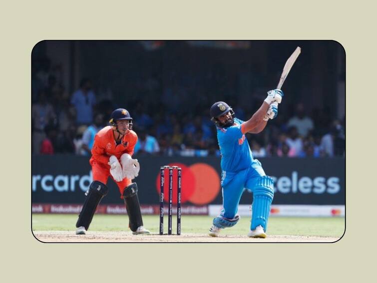 India vs Netherlands Captain Rohit Sharma now holds the record for the most ODI sixes in the calendar year Rohit Sharma : वर्ल्डकपमध्ये सेनापती ऑन फायर सुरुच; हिटमॅन रोहित शर्मानं फिप्टी केलीच, पण पराक्रमही नावावर केला!