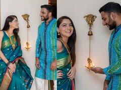 Sonalee Kulkarni: सोनाली कुलकर्णीनं खास फोटो शेअर करुन चाहत्यांना दिल्या दिवाळीच्या शुभेच्छा; लूकनं वेधलं लक्ष