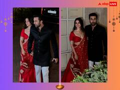 Kareena Kapoor Diwali Party: करीना की दिवाली पार्टी में Alia Bhatt ने ढाया रेड लहंगे में कहर, पति Ranbir Kapoor के साथ यूं दिए पोज