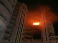 सोनीपत की एपेक्स ग्रीन सोसायटी के एक टावर में भड़की आग, मची अफरा-तफरी, फिर ऐसे बची लोगों की जान