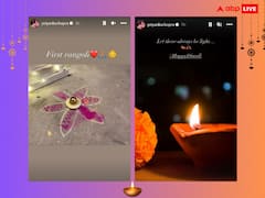 प्रियंका चोपड़ा की बेटी मालती ने बनाई पहली रंगोली, एक्ट्रेस ने तस्वीर शेयर कर लिखा - ‘हैप्पी दिवाली’