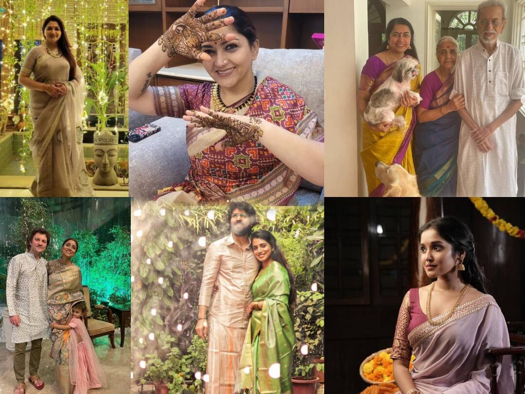 Cinema Celebrity's Diwali Wishes: குஷ்பு முதல் அனிகா வரை... தீபாவளி வாழ்த்து சொன்ன நடிகைகள்..!