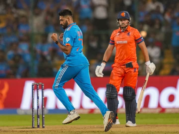 ODI World Cup 2023 IND vs NED Full Highlights India defeat Netherlands by 160 runs at Bengaluru Rohit and Kohli IND vs NED: भारत ने नीदरलैंड्स को 160 रनों से दी शिकस्त, अय्यर-राहुल के शतक के बाद गेंदबाज़ों का कमाल; रोहित-कोहली ने भी झटके विकेट