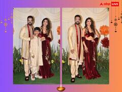 Shilpa Shetty Diwali Bash: दिवाली पार्टी में पति राज कुंद्रा के साथ शिल्पा शेट्टी ने की ट्विनिंग, रेड वेलवेट ड्रेस में लगीं पटाखा, देखिए तस्वीरें