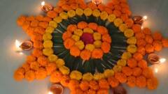 Diwali Rangoli : દિવાળીના અવસરે બનાવો ગલગોટાના ફુલોની રંગોળી, સરળ આ ડિઝાઇન ઘરને આપશે આકર્ષક લૂક