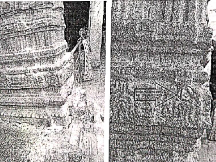 Archaeological survey india sends notice alteration karnataka temple pillar during cm siddaramaiah visit Archaeological Body Shoots Notice After 'Alteration' To K'taka Temple Pillar During CM Siddaramaiah's Visit