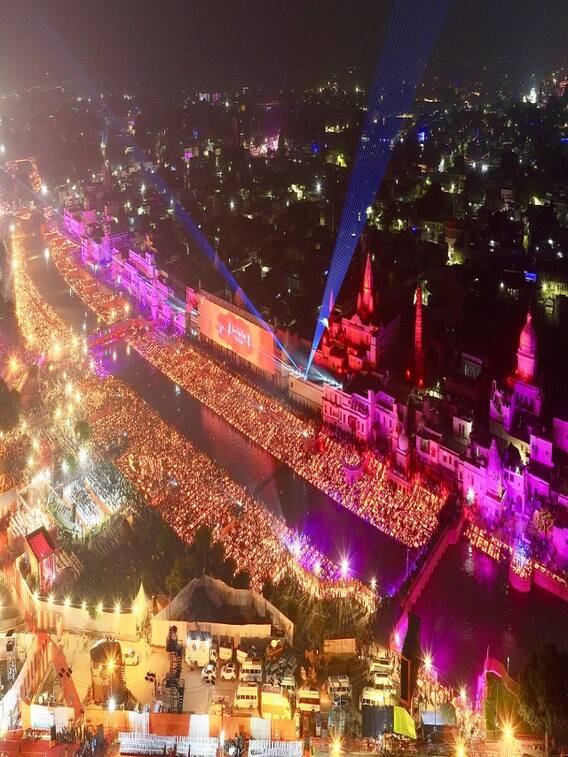 అద్భుత దీపోత్సవ్ - రామయ్య సన్నిధిలో దీపాల వెలుగులు