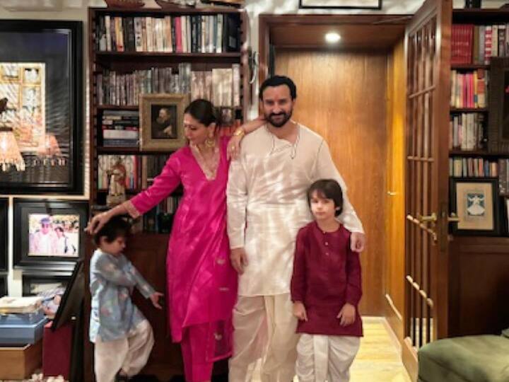 Kareena Kapoor Khan treated fans with pictures of her family Diwali pictures and her attempt to get the perfect family photo