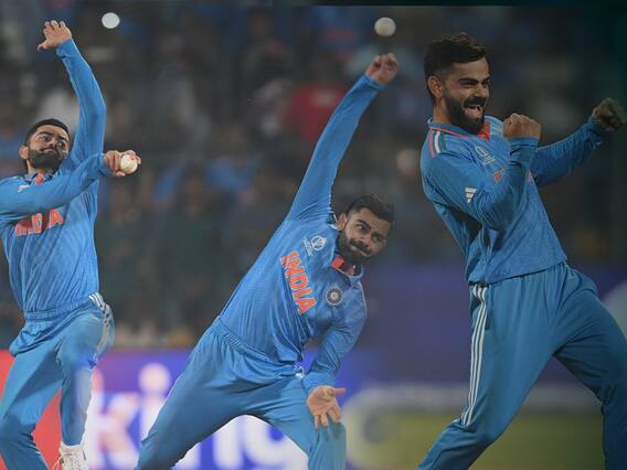 Virat Kohli Magical Bowling : WC 2023లో బౌలింగ్ తో ఆశ్చర్యపరిచిన కొహ్లీ | ABP Desam