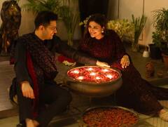 Parineeti Chopra Diwali Pics: લગ્ન પછીની પહેલી દિવાળી પર પતિ સાથે રોમેન્ટિક થઇ પરિણીતી ચોપરા