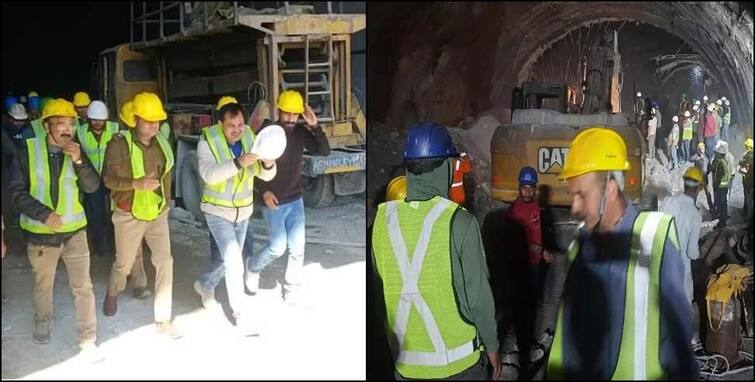 Landslide In Uttarkashi Tunnel Under Construction Rescue continues Uttarkashi Tunnel: ਦੀਵਾਲੀ ਦੀ ਪੂਰੀ ਰਾਤ ਸੁਰੰਗ 'ਚ ਫਸੇ ਰਹੇ ਮਜ਼ਦੂਰ, ਡਰਿਲਿੰਗ ਮਸ਼ੀਨਾਂ ਨਾਲ ਕੱਟੇ ਜਾ ਰਹੇ ਪੱਥਰ, ਤਿੰਨ ਦਿਨ ਲੱਗ ਜਾਣਗੇ ਹੋਰ
