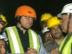 Uttarakhand CM Dhami Inspects Tunnel Collapse Site As Workers Still Trapped, Says PM Modi Assured All Help