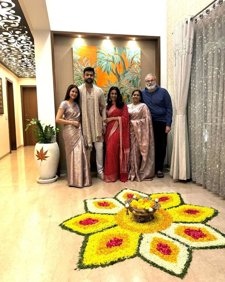 He also posted a family picture with the caption,