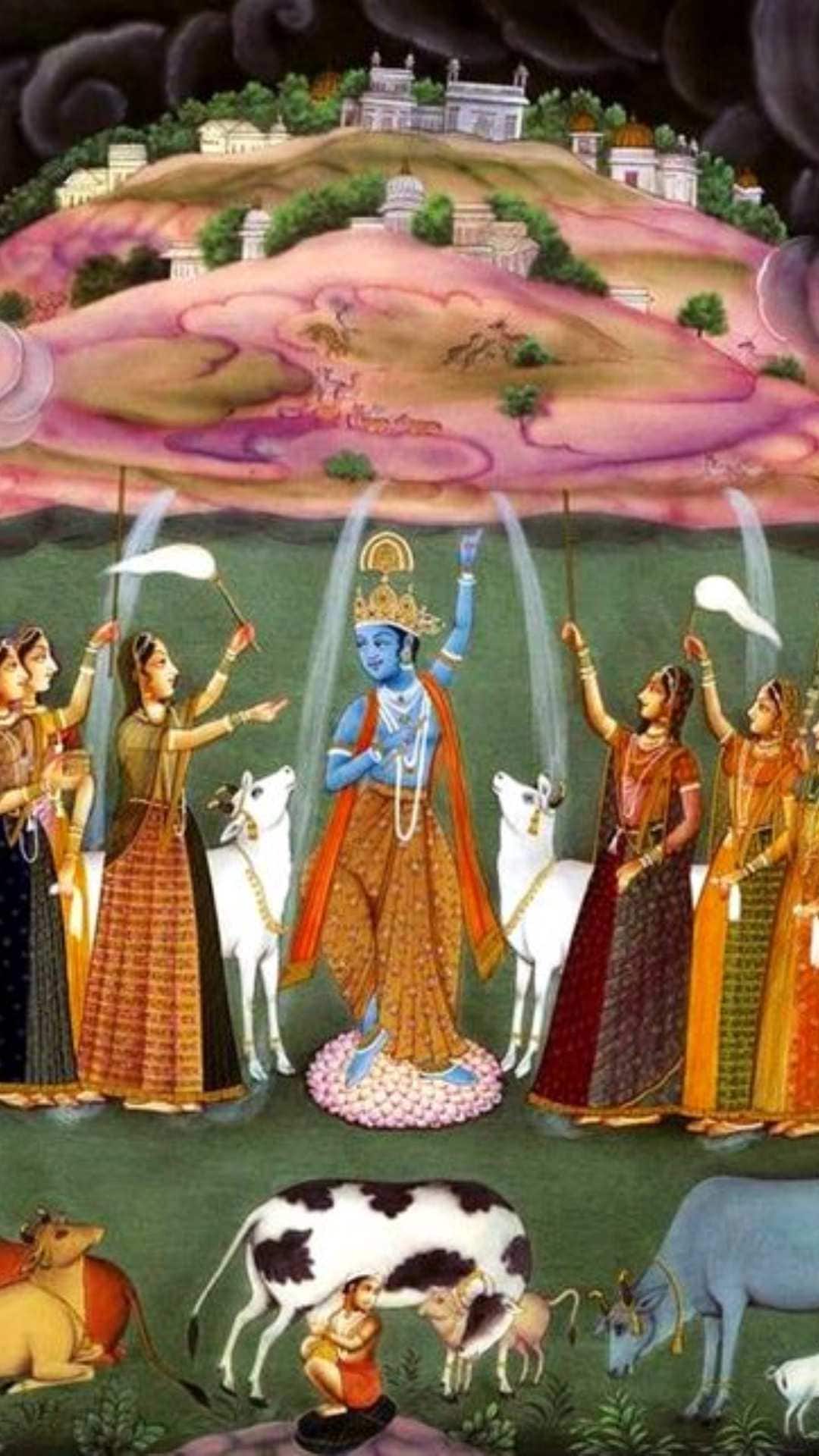 गोवर्धन पर्वत को गिरिराज महाराज के नाम से भी जाना जाता है.