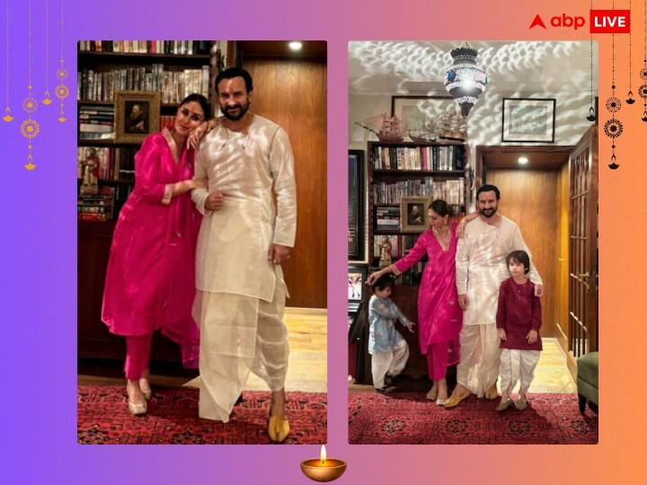 Diwali 2023: बॉलीवुड एक्ट्रेस करनी कपूर ने अपने पति सैफ अली खान और दोनों बच्चों के साथ रोशनी के त्योहार दिवाली का जश्न मनाया. एक्ट्रेस ने इसकी झलक भी अपने इंस्टाग्राम पर शेयर की है.