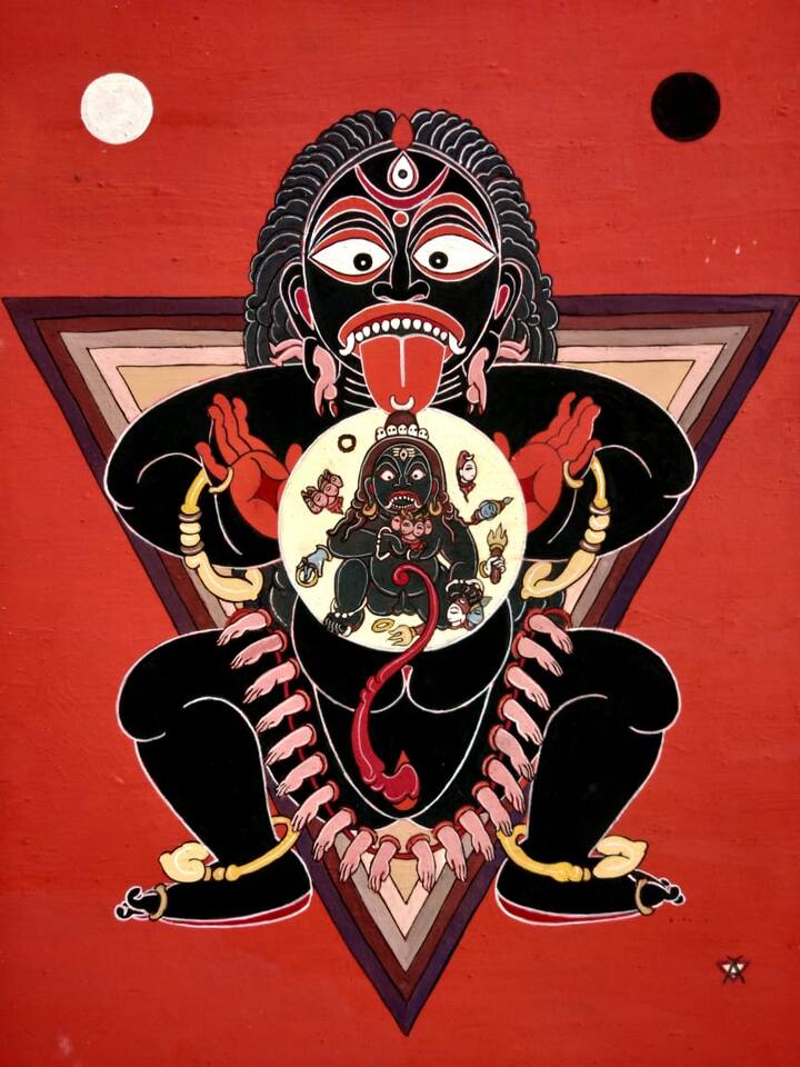 This is Kounteya Sinha's sixth edition of kali Puja - known across Bengal as the perfect platform where art and culture merge with divinity and reverence. (Image Source: Special Arrangement)