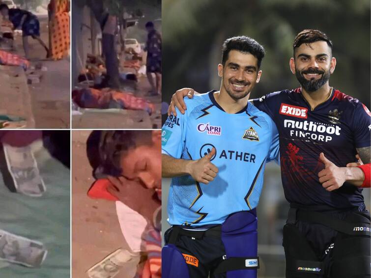 Afghan cricketer Rahmanullah Gurbaz distributes money among people sleeping on Ahmedabad road World Cup 2023:  పెద్ద మనసు చాటుకున్నఆఫ్ఘన్ వికెట్ కీపర్,   రోడ్లపై నిద్రిస్తున్న వారికి డబ్బులు పంచిన గుర్బాజ్