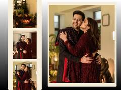 Parineeti Chopra Diwali Pics:  शादी के बाद पहली दिवाली पर पति संग रोमांटिक हुईं परिणीति चोपड़ा, राघव को किया किस