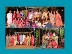 लेट पण थेट, अखेर अजितदादा 'पवारांच्या' दिवाळीत हजर; शरद पवारांच्या बरोबर मागे फोटोमध्ये 'सेट'!