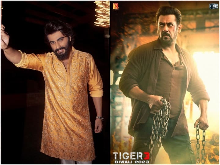 tiger 3 arjun kapoor watched salman khan movie in theatre Amid Rumoured Feud Tiger 3: सलमान खान के साथ अर्जुन कपूर की दुश्मनी हो गई खत्म? एक्टर ने थिएटर जाकर देखी भाईजान की फिल्म