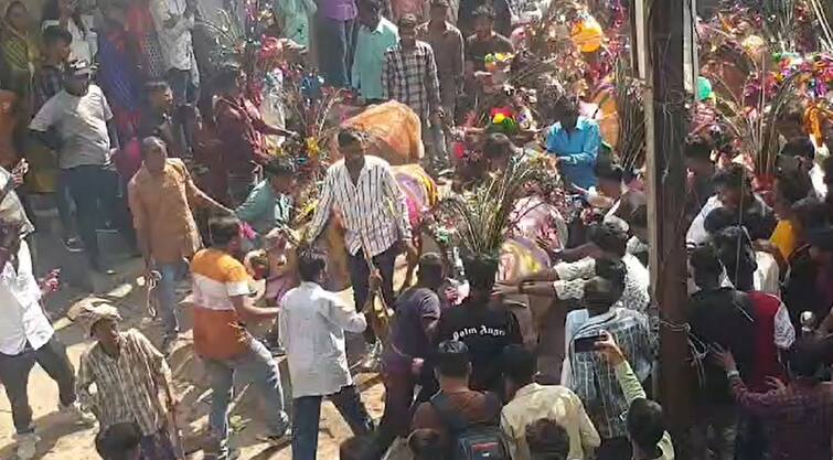 Dahod New Year News: Dahod Adivasi Farmers done Gai Gohri Parv Utsav at today diwali occasion Gai Gohri Utsav: દાહોદમાં આદિવાસી સમાજ દ્વારા ગાય ગોહરી ઉત્સવની કરાઇ ધામધૂમથી ઉજવણી