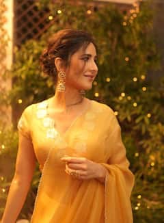 Katrina Kaif Photos: येलो साड़ी में कहर ढा रही हैं Tiger की 'जोया',  दिल थाम कर देखें कैटरीना कैफ की ये तस्वीरें