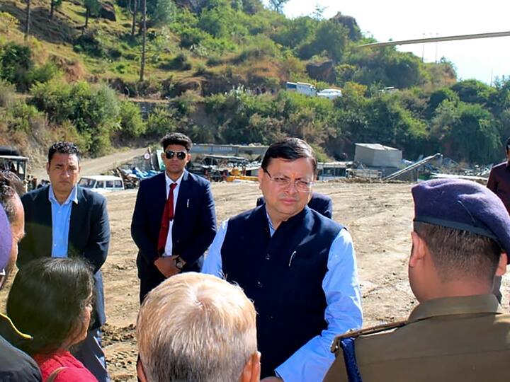 CM Dhami reviewed the ongoing rescue and relief operations and said that Prime Minister Narendra Modi has also assured of all the possible help in the rescue of the trapped workers. Image Source: PTI