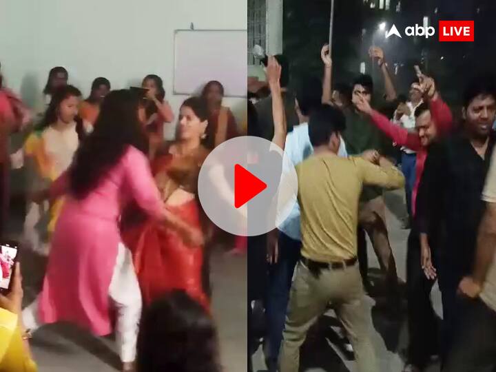 Siwan BPSC Teachers Dance Video Viral on Bhojpuri Song and Sapna Choudhary Haryanvi Song ANN Watch: 'कमरिया गोले-गोले... डोले राजाजी', BPSC से बहाल हुए शिक्षकों का डांस हुआ वायरल, मास्टर साहब भी नहीं रहे पीछे