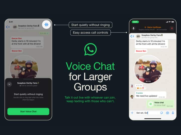 WhatsApp launches a new Discord like voice chat feature for large groups WhatsApp में आया Discord जैसा ये फीचर, ऐसे कर पाएंगे यूज 