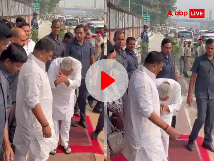 Nitish Kumar 'Bows Down' To Reporters With Folded Hands As Journos Ask Bihar CM If He Is 'Upset' Nitish Kumar: செய்தியாளர்களை கைகளை கூப்பி வணங்கிய பீகார் முதலமைச்சர் நிதிஷ் குமார் - நடந்தது என்ன?