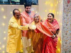 Shiv Thakare : 'आपला माणूस' शिव ठाकरेने कुटुंबियांसोबत साजरी केली दिवाळी; पाहा फोटो