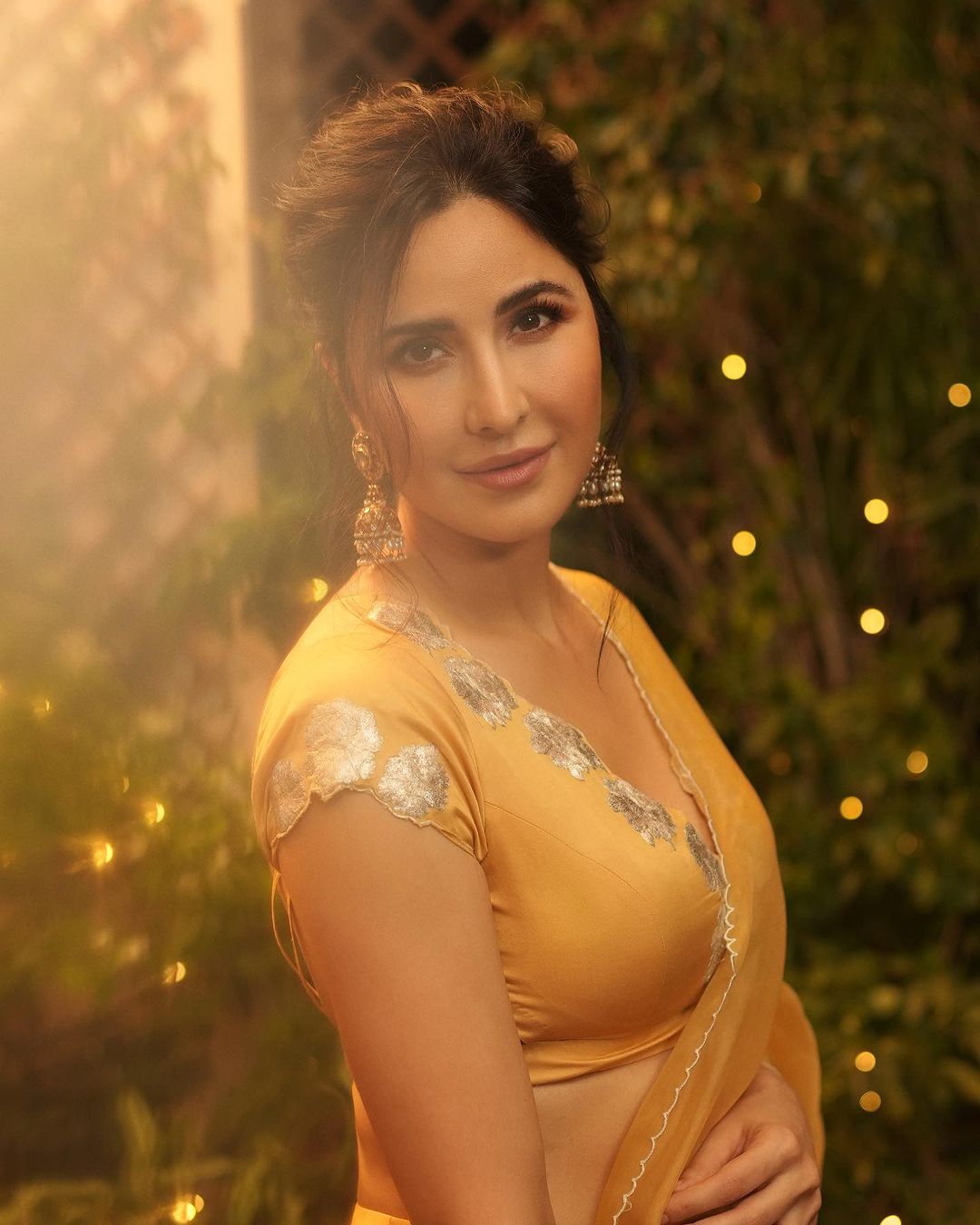 And Katrina Kaif Give Desi Vibes In Yellow Lehenga - See Pics