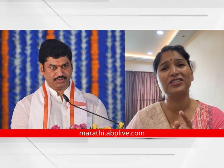 Karuna Sharma criticizes Dhananjay Munde on crop insurance beed Maharashtra politics 'अरे बाबा पीक विमा मंजूर केला, पण मिळणार कधी, तुझे पाच वर्ष संपल्यावर..'; करुणा शर्मांचा धनंजय मुंडेंवर हल्लाबोल