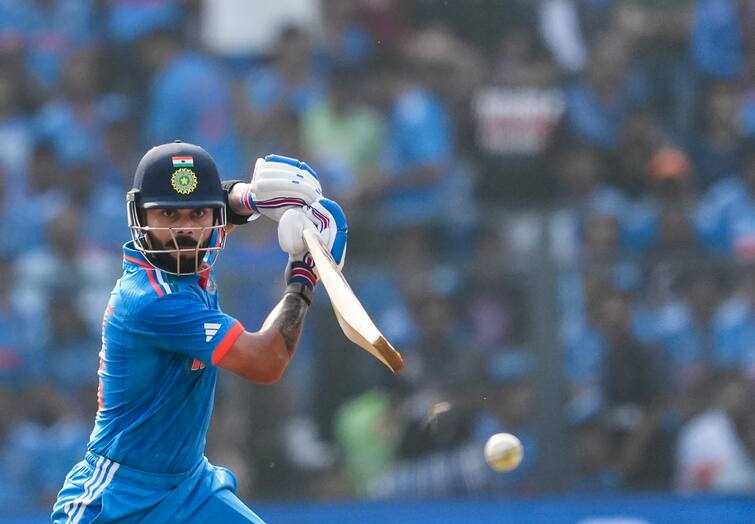 odi world cup 2023 india give target 398 runs against new zealand semi final innings highlights wankhede stadium IND vs NZ: कोहलीचे विराट शतक, अय्यरचं वादळ अन् गिलचं तुफान, भारताचं न्यूझीलंडसमोर 398 धावांचे आव्हान