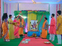 త్రినయని సీరియల్ :  గాయత్రీ పాపకు ప్రాణ గండం.. షాక్‌లో నయని కుటుంబం!